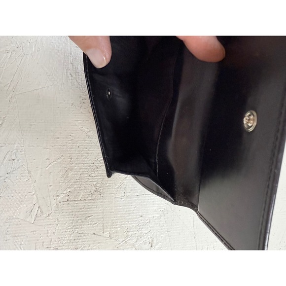 Dooney & Bourke Black Leather Bifold‎ Wallet Made in Italy - Picture 6 of 6